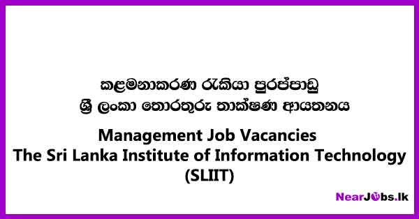 Management Job Vacancies The Sri Lanka Institute Of Information Technology Sliit Nearjobslk 4618