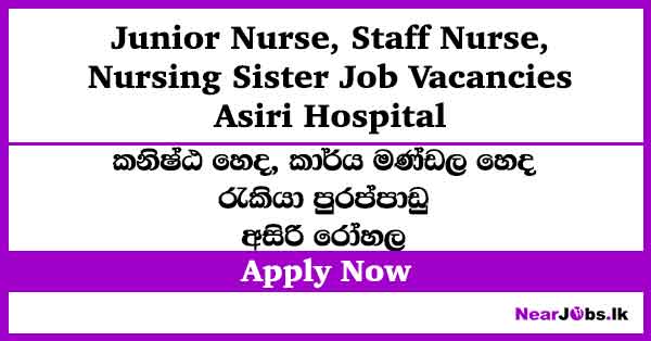 Asiri Hospital Nursing Vacancies 2026
