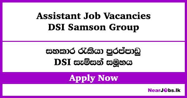 Assistant Job Vacancies – DSI Samson Group