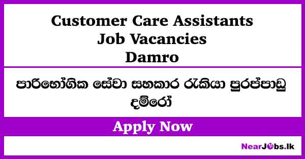 Customer Care Assistants – Damro Job Vacancies in Mirigama