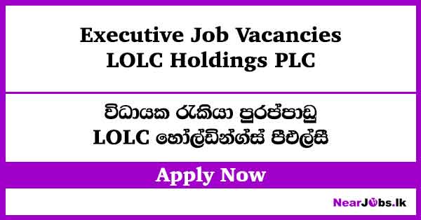 Executive – LOLC Job Vacancies in Sri Lanka
