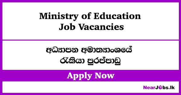Ministry of Education Job Vacancies 2026