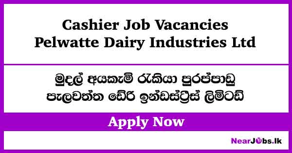 Pelwatte Dairy Cashier Job Vacancies in Homagama | Negombo