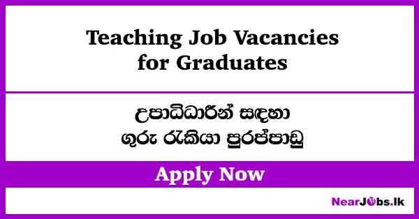 Teaching Job Vacancies for Graduates