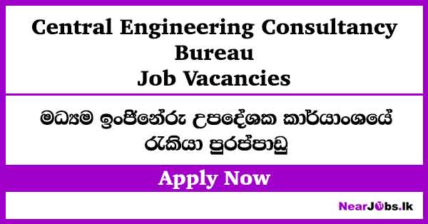 Technical Assistant Job Vacancies – Central Engineering Consultancy Bureau