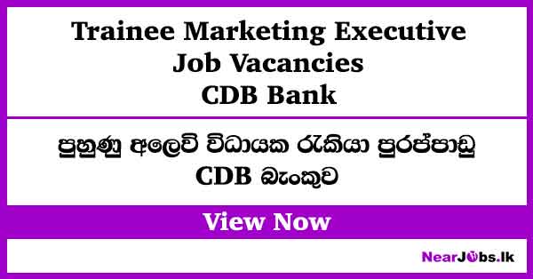 Trainee Marketing Executive – CDB Bank Job Vacancies in Colombo