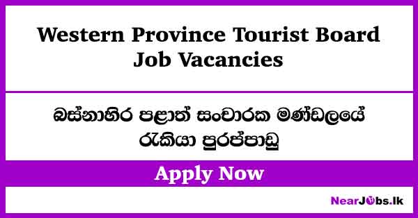 Western Province Tourist Board Job Vacancies 2026